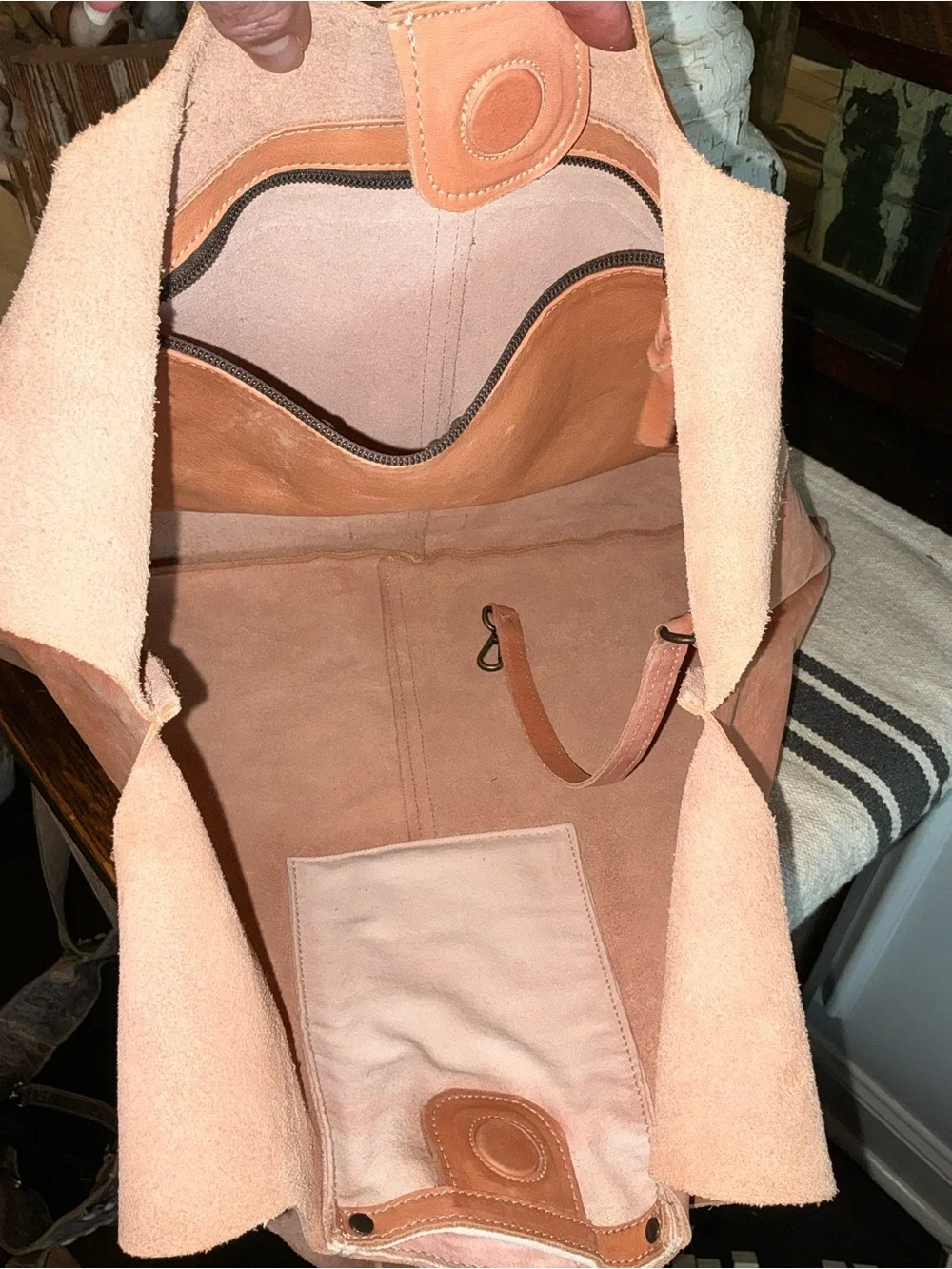 NWT Bed Stu Leather Ariel Hobo Shoulder Slouch Bag Blossom Velvet Retail $249